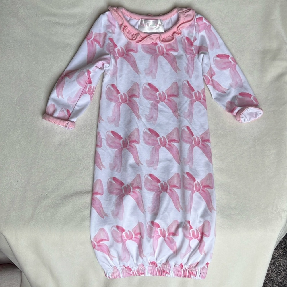 Cecil & Lou newborn gown